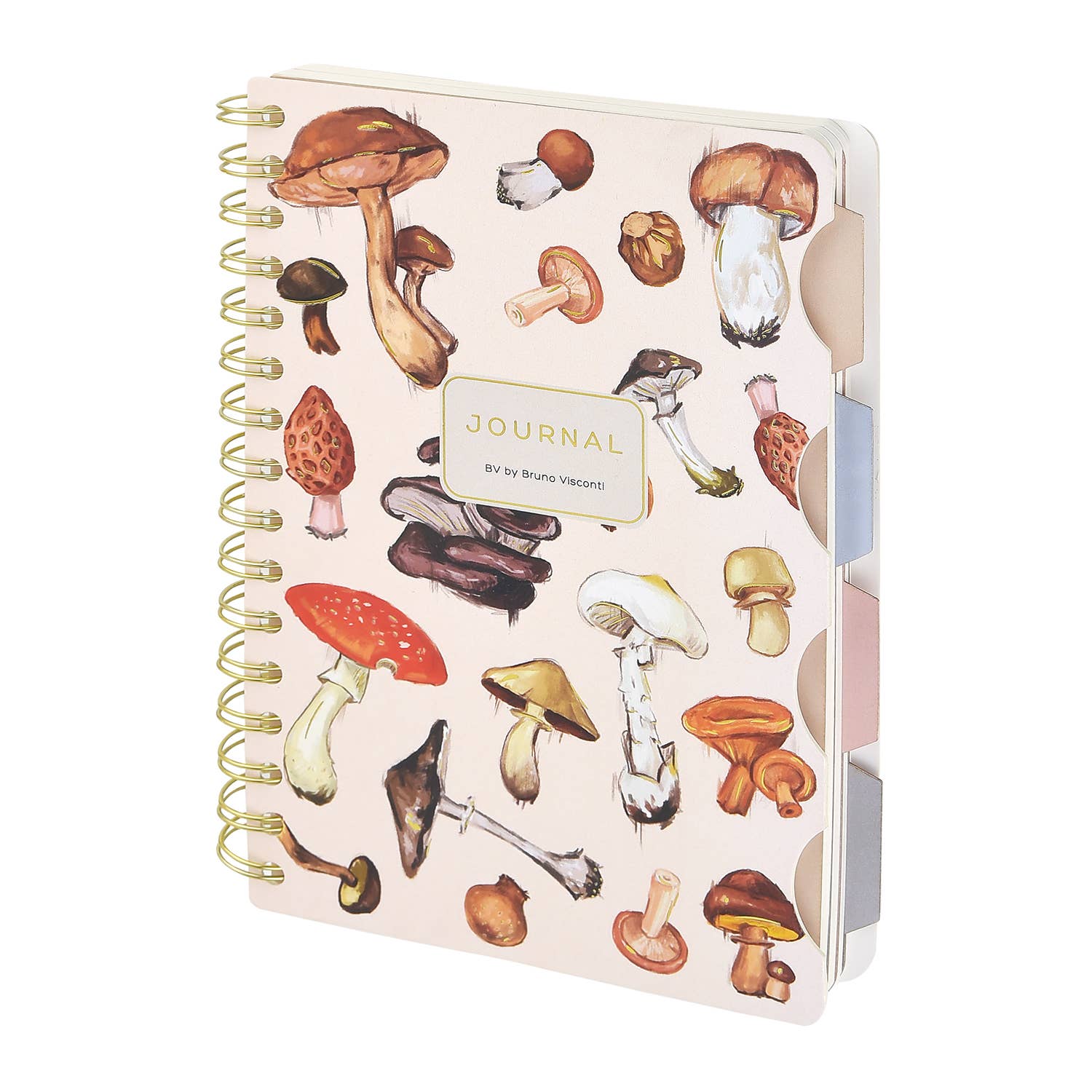 Art Journal   - Mushrooms on White