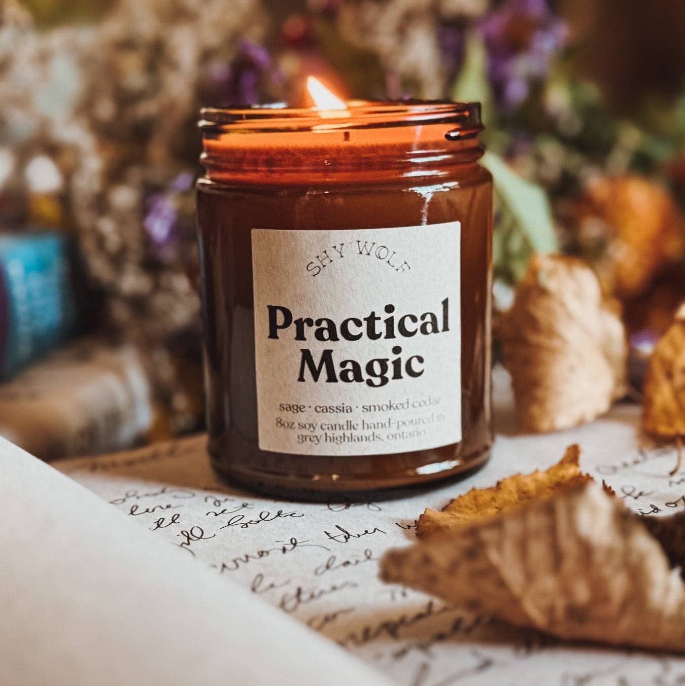 Practical Magic - Shy Wolf Candle