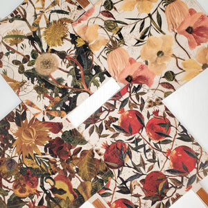 Canvas Shopper Pomegranate