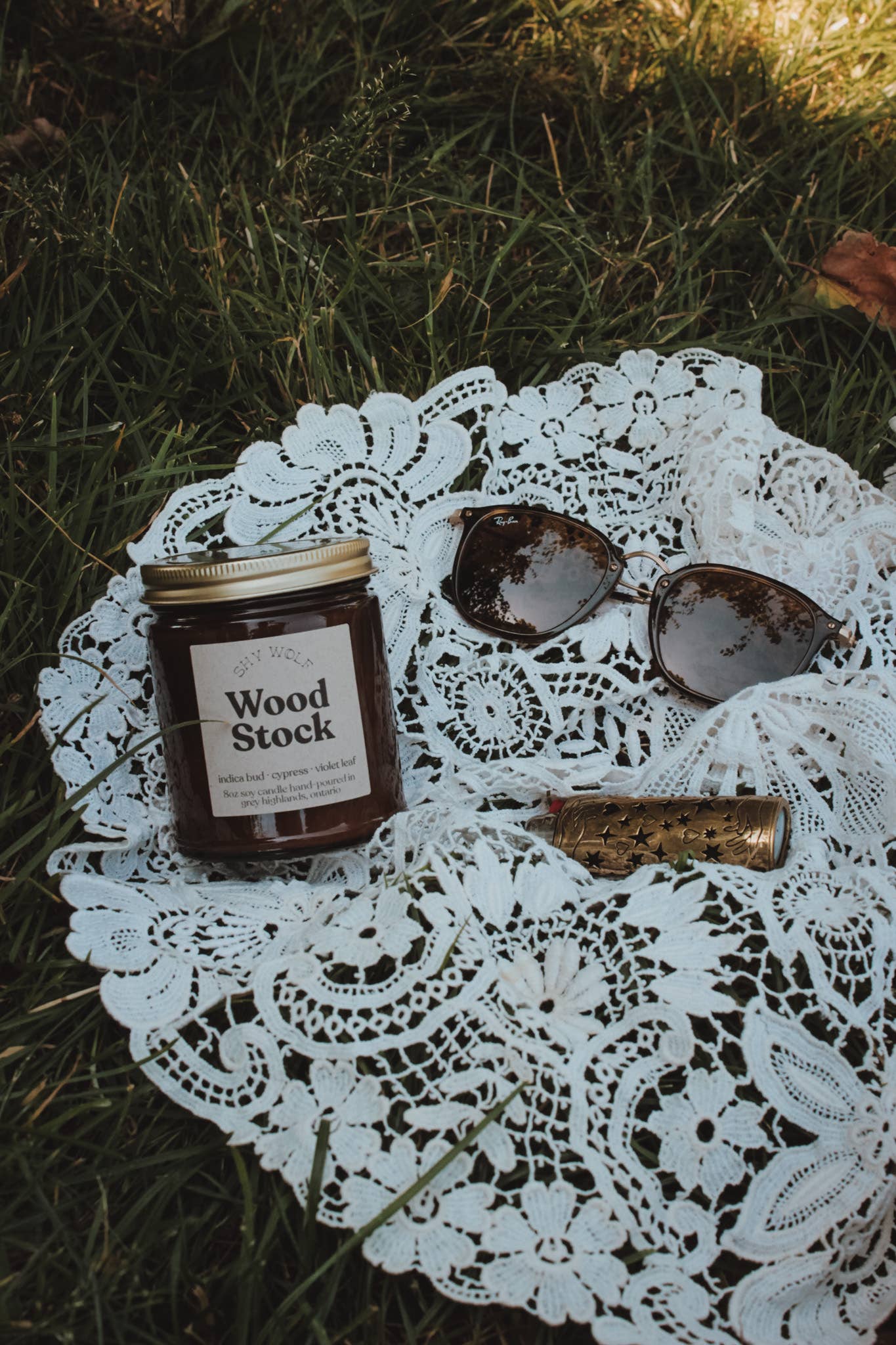 Woodstock - Shy Wolf Candle