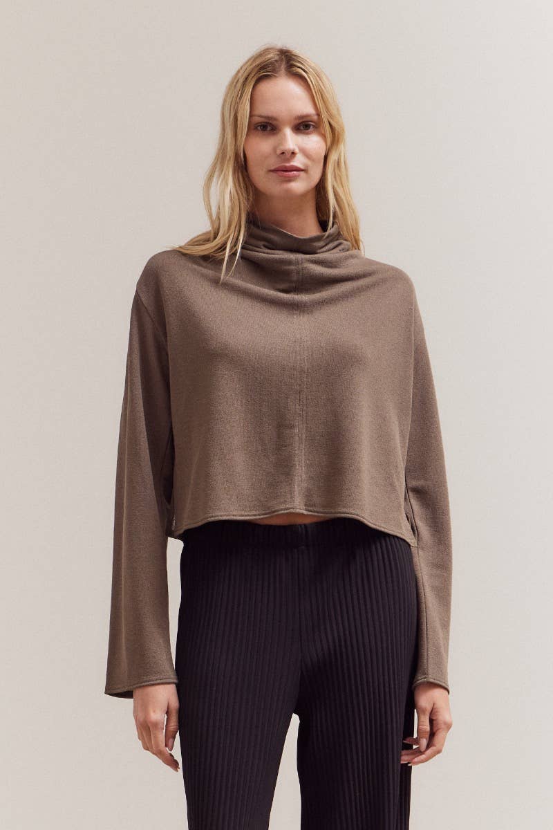 Cowl Neck Loose Top