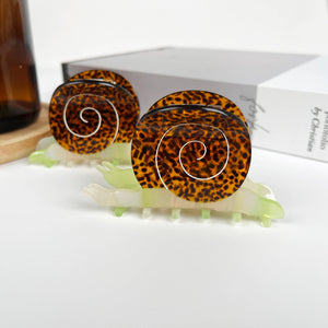 Cute Snail Acetate Hair Clip