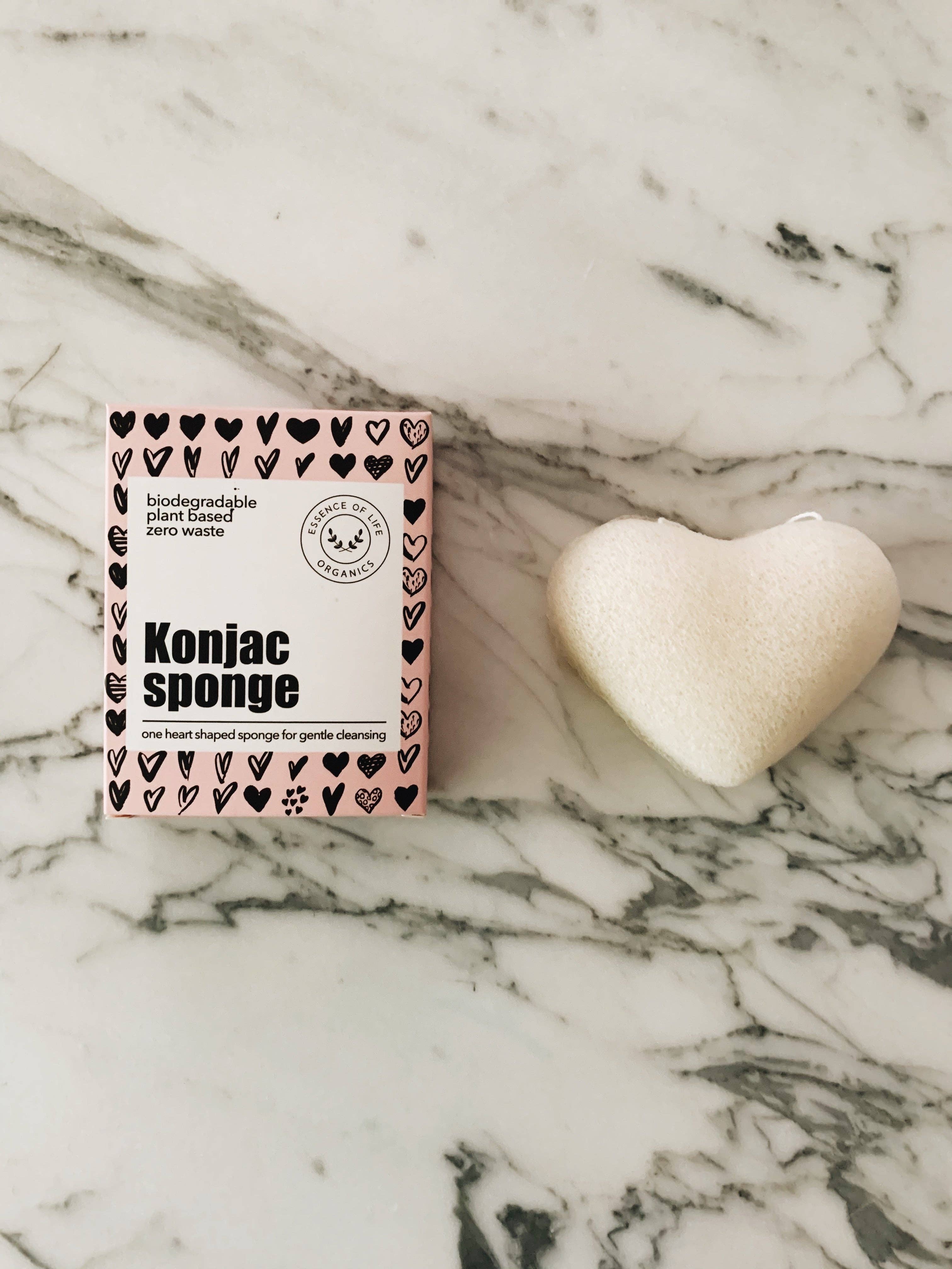 100% Compostable Konjac Sponge - Green tea