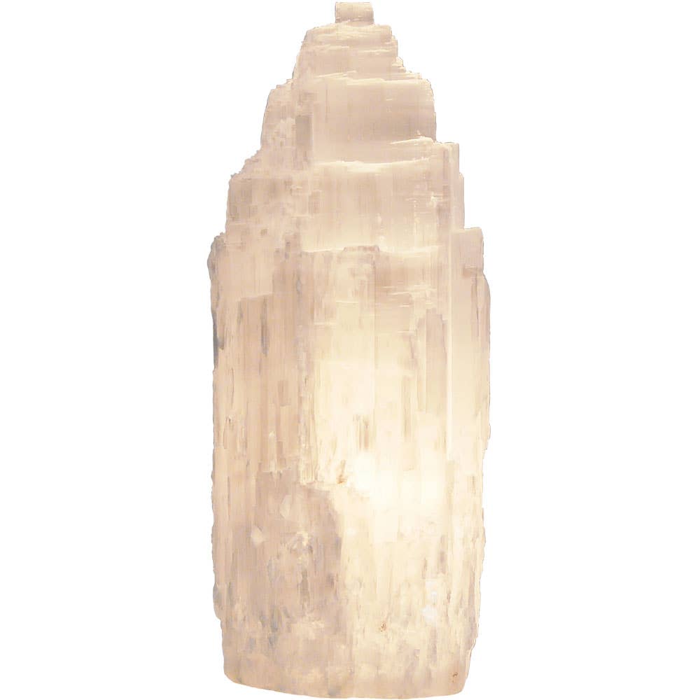 Selenite Lamp+Electric Cord-Approx.-6"