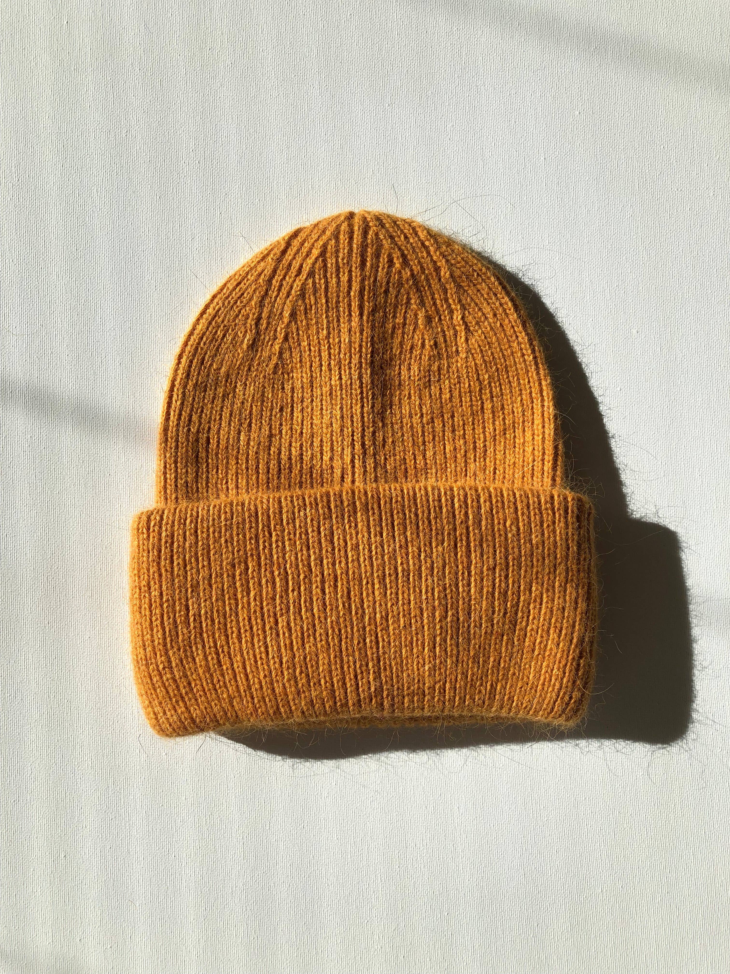 Royal Angora Beanie: Garnet