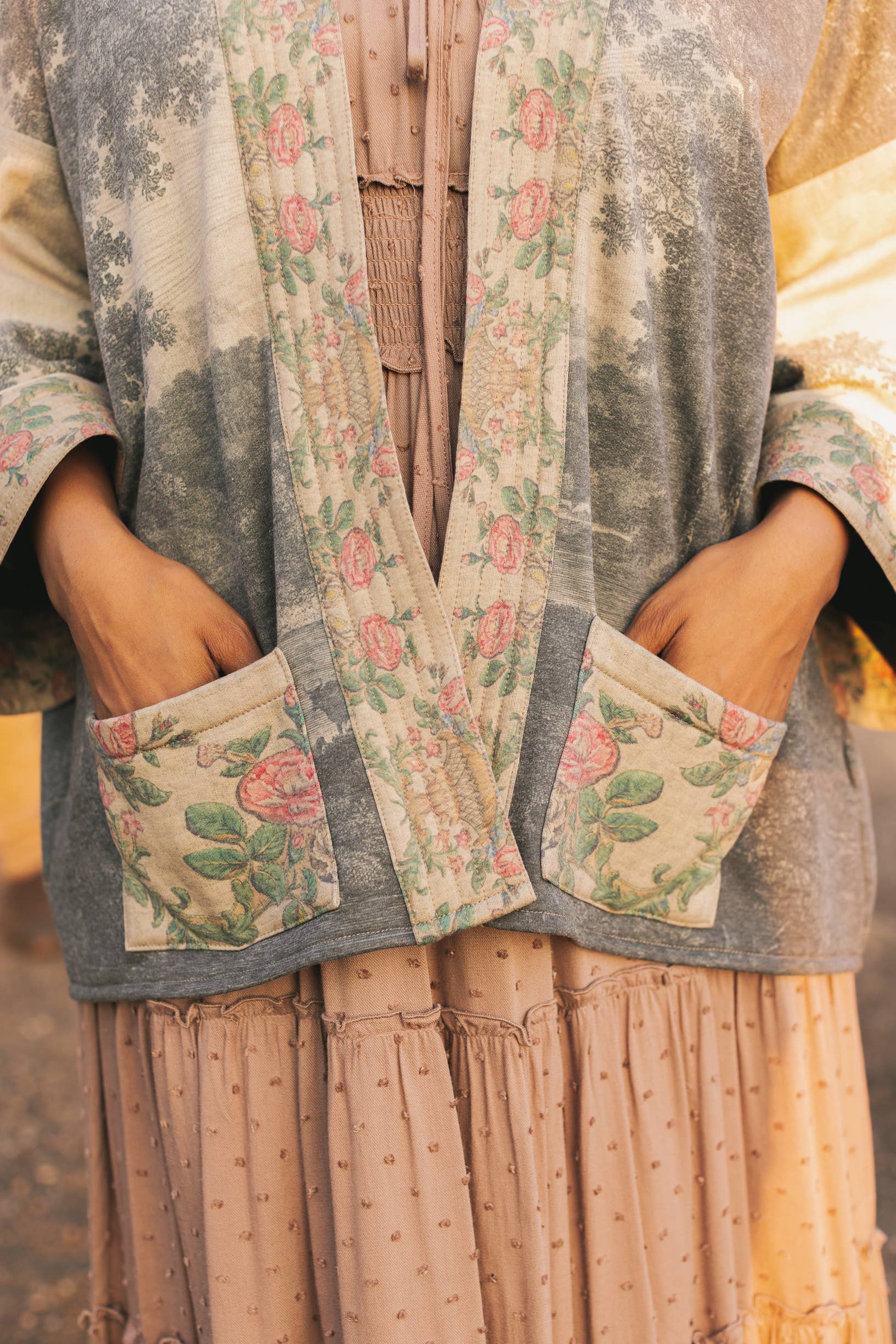 Market of Stars - Still I Rise Fleece Lined Cozy Cardigan Kimono Jacket