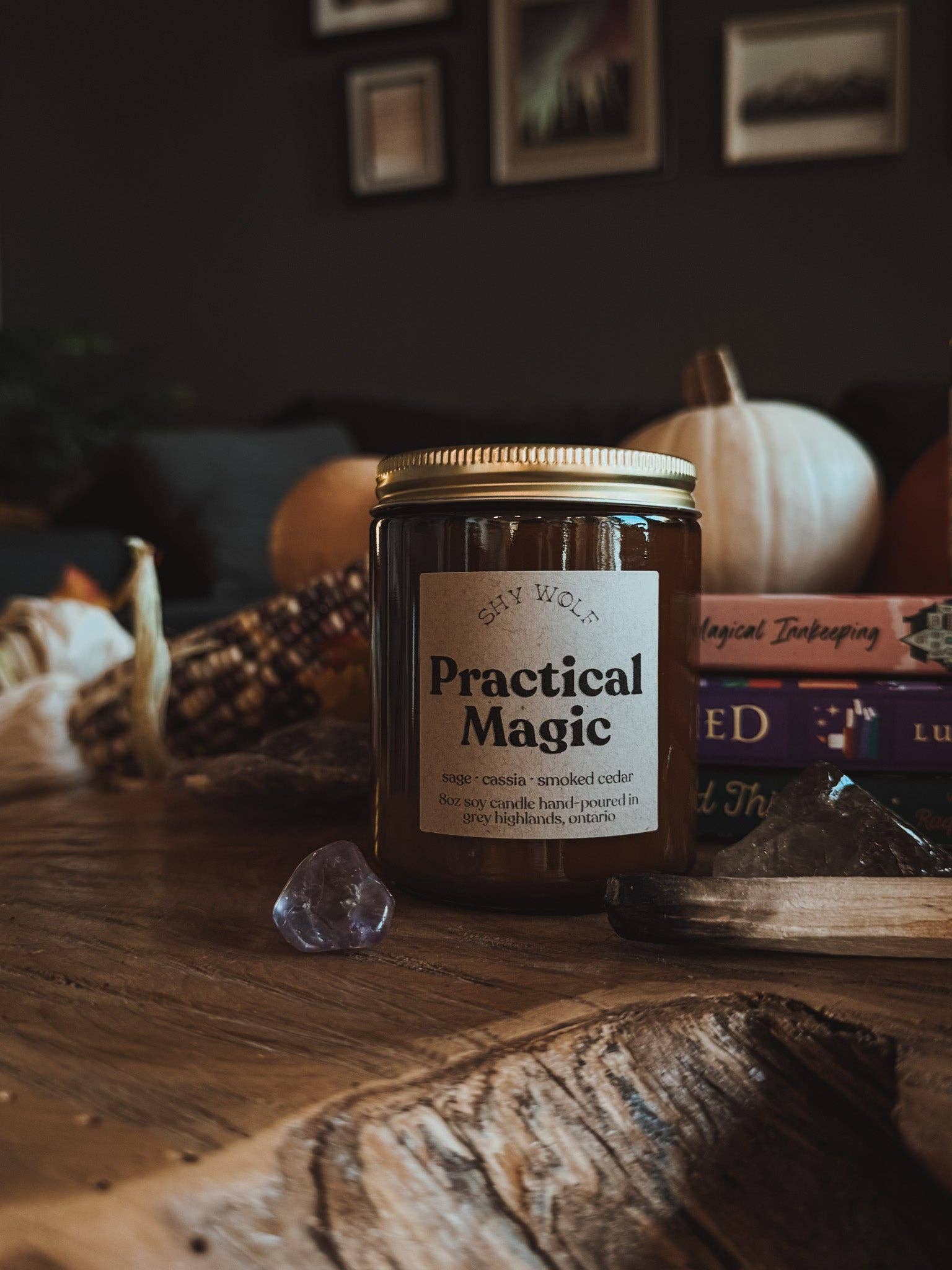 Practical Magic - Shy Wolf Candle