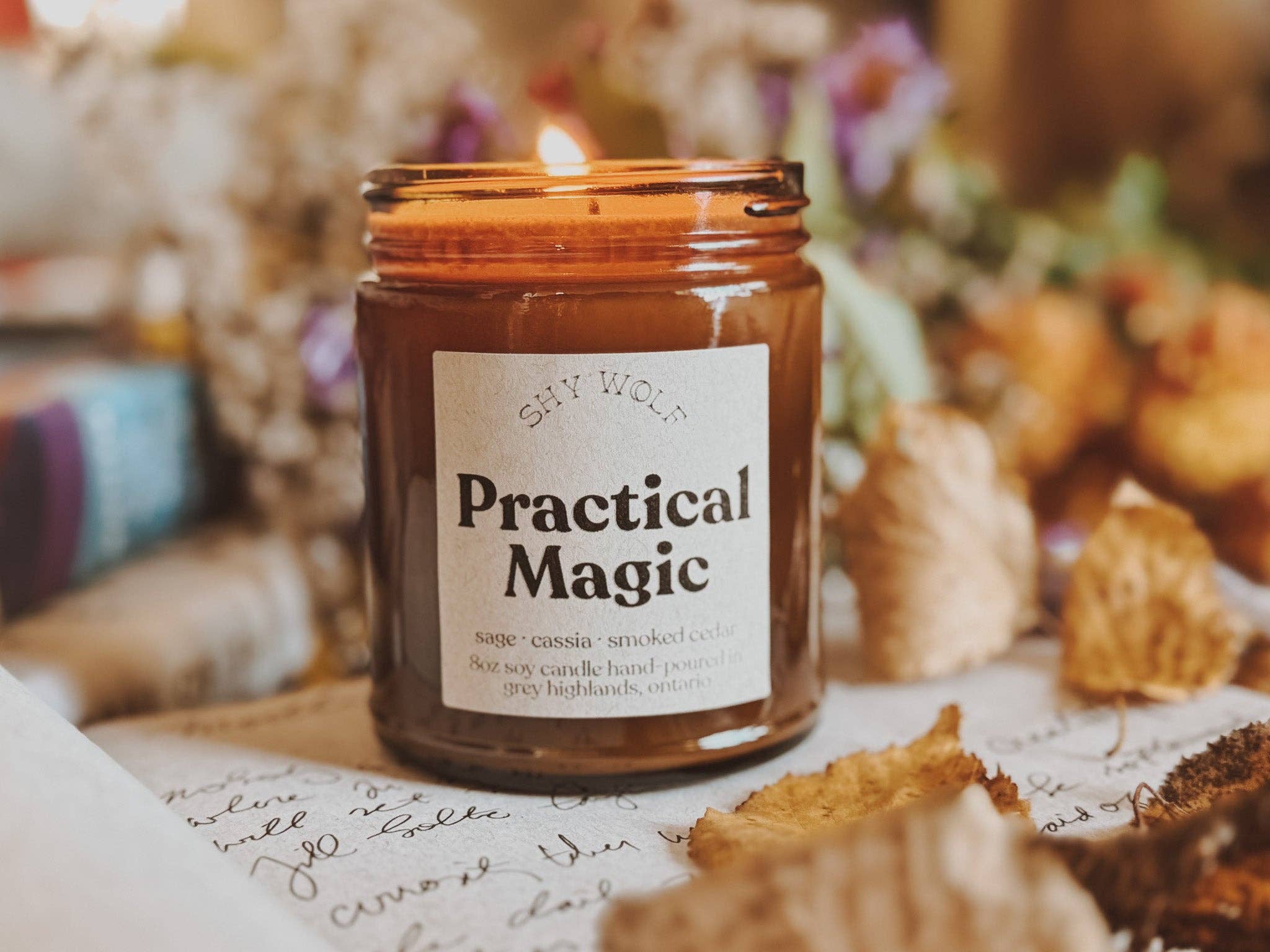 Practical Magic - Shy Wolf Candle