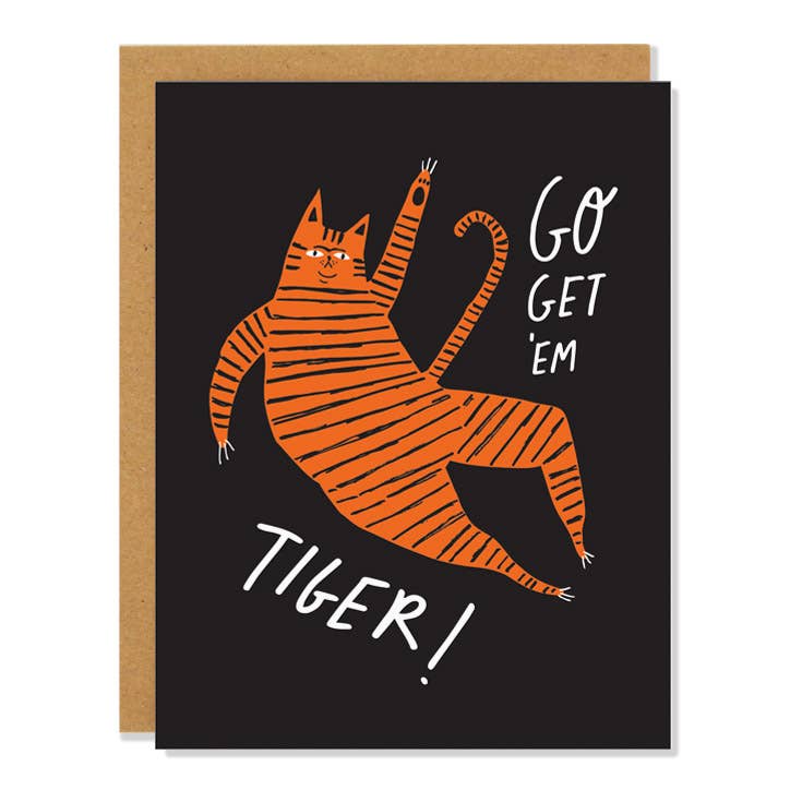 Tiger - Encouragement Greeting Card