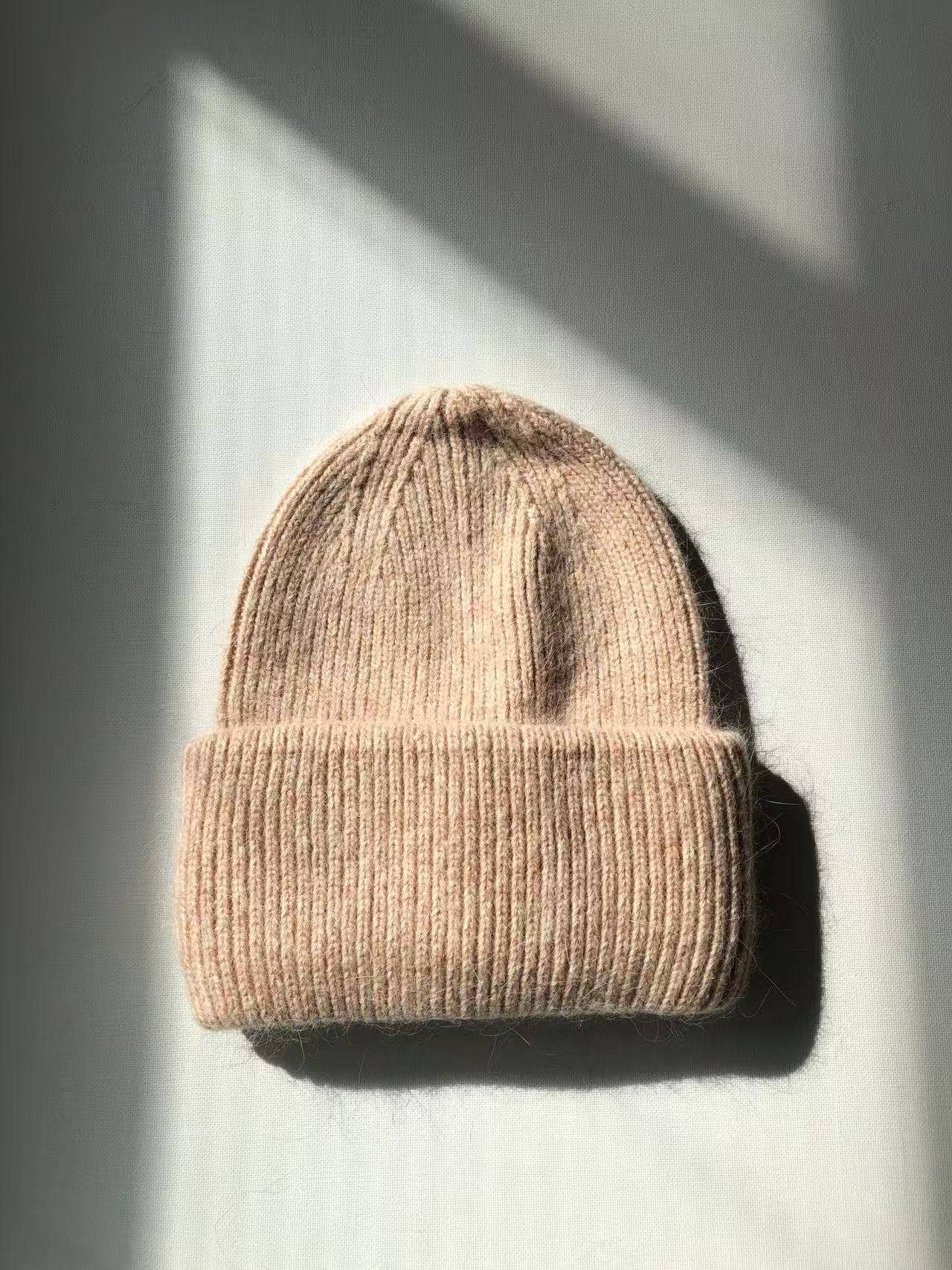 Royal Angora Beanie: Brown