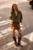 Flocked Floral Tights - Free People