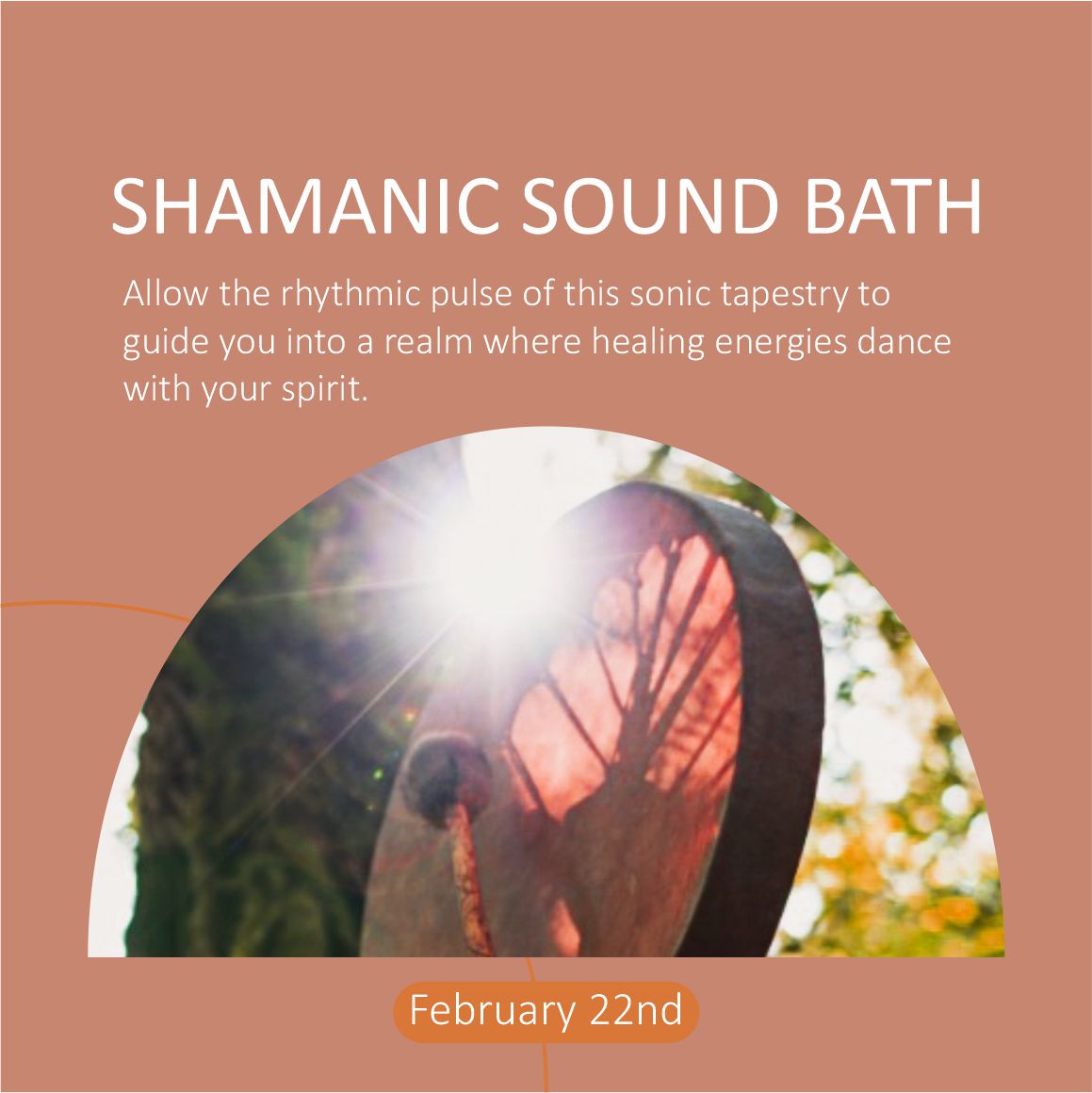 Shamanic Sound Bath - With Mel - February 22nd