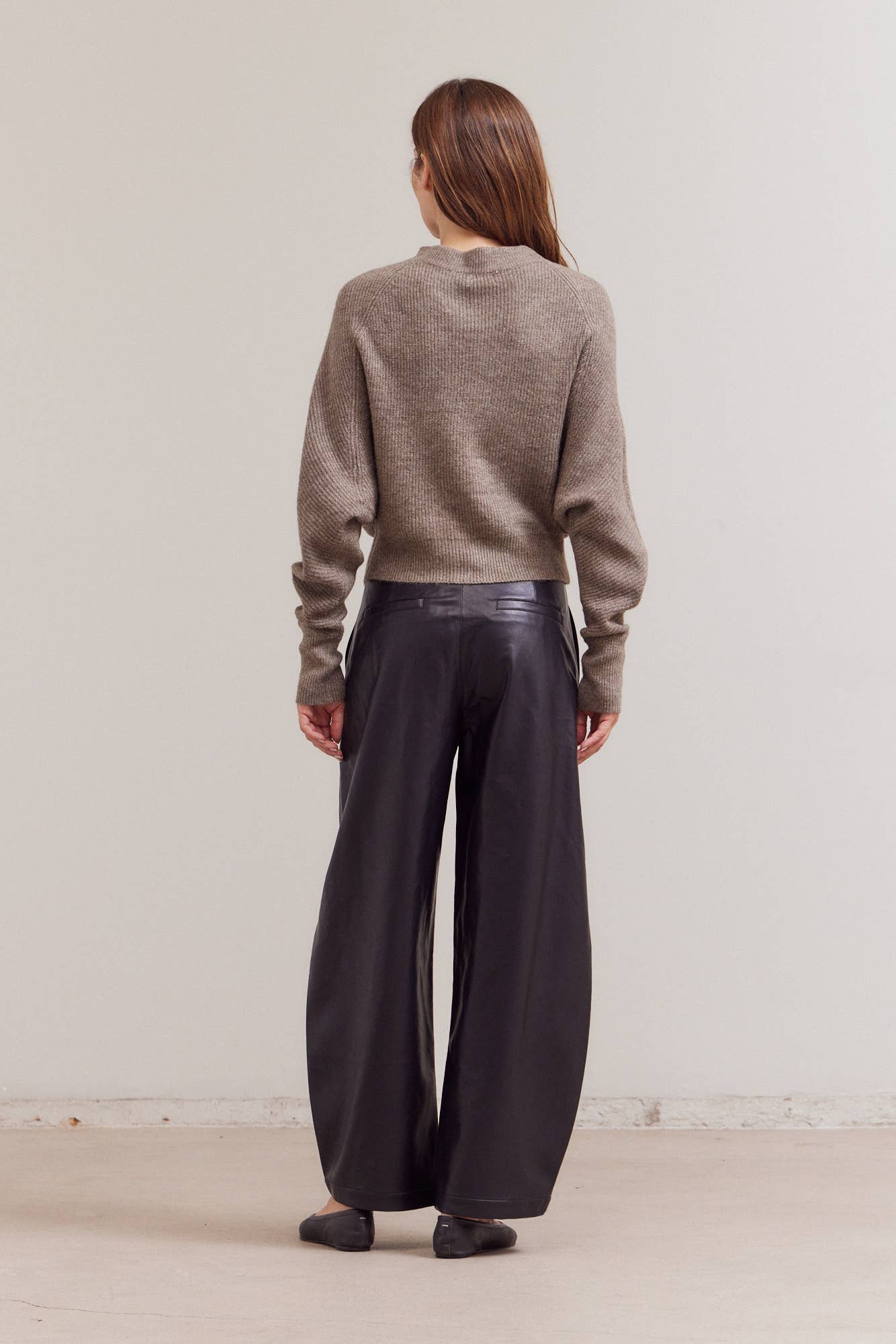 Cowl Neck Batwing Sweater