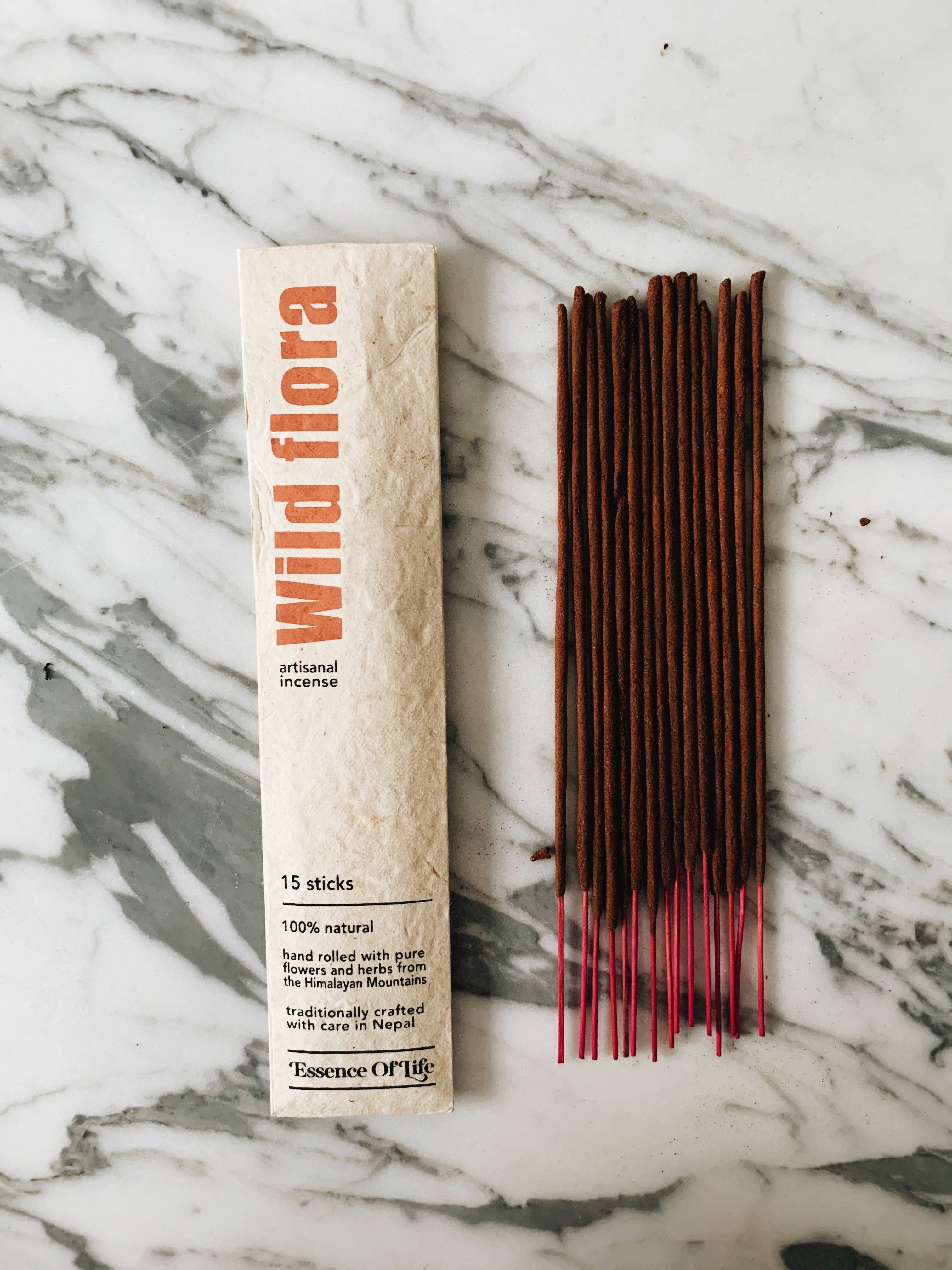 Handcrafted Natural Incense - Wild Flora