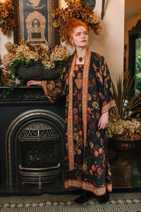 Heart of Gold Opera Duster Kimono Robe w/ Sacred Heart
