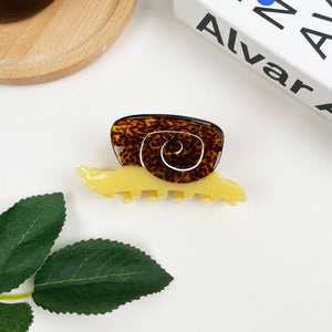 Snail Acetate Claw Clip Animal Hair Clips