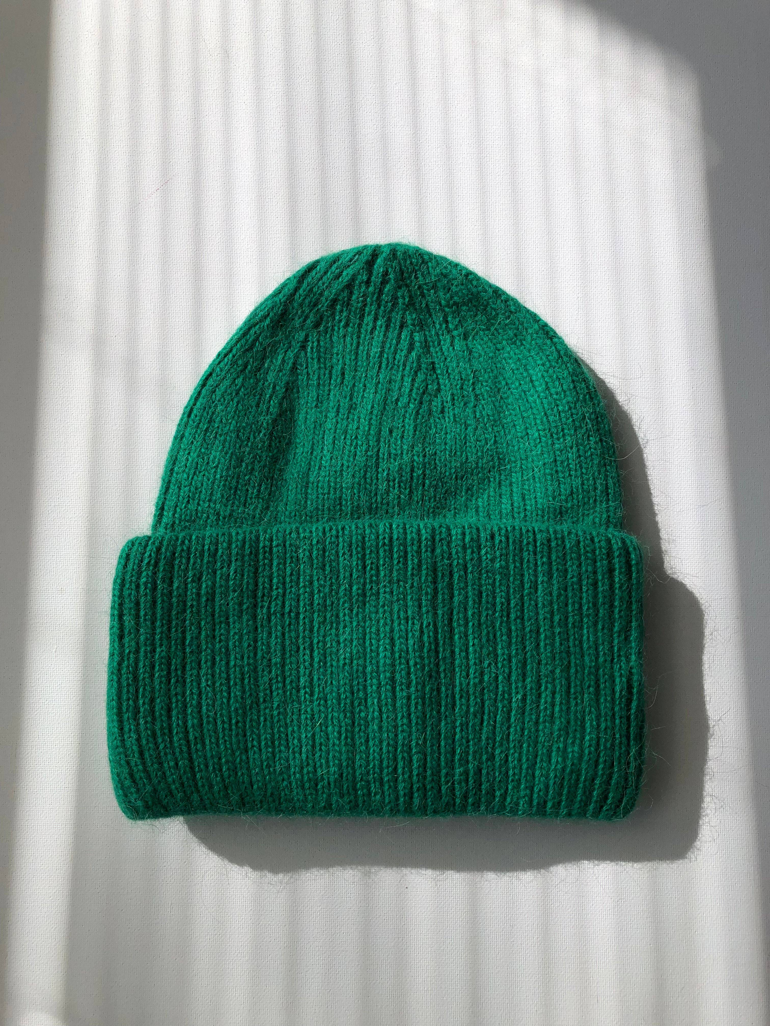 Royal Angora Beanie: Ruby