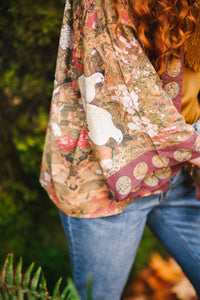 Dream Weaver Pixie Duster Cropped Kimono w/ Zodiac