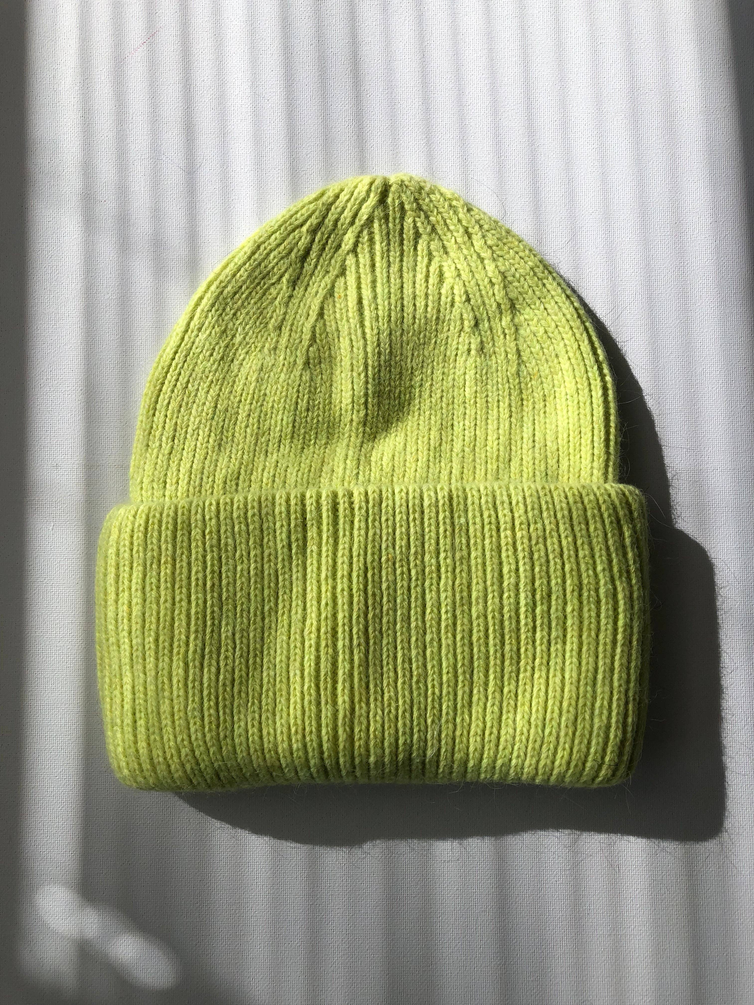 Royal Angora Beanie: Emerald