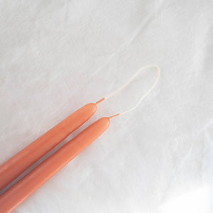 Taper Candles - Terracotta