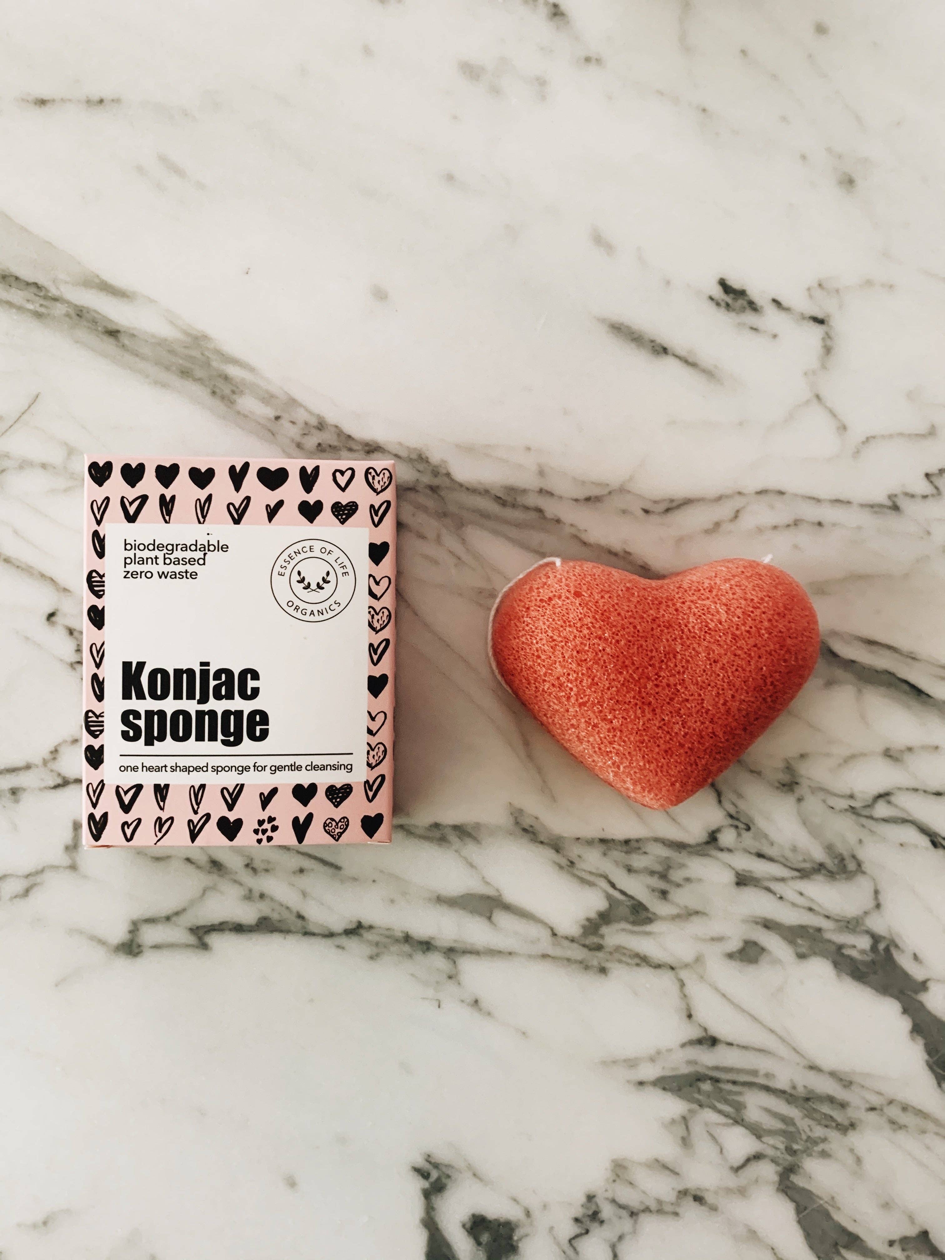 100% Compostable Konjac Sponge - Green tea