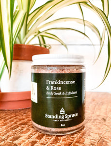 Frankincense + Rose Body Soak and Exfoliant