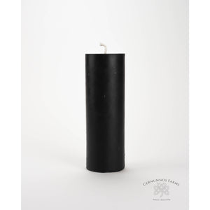 Beeswax pillar candle