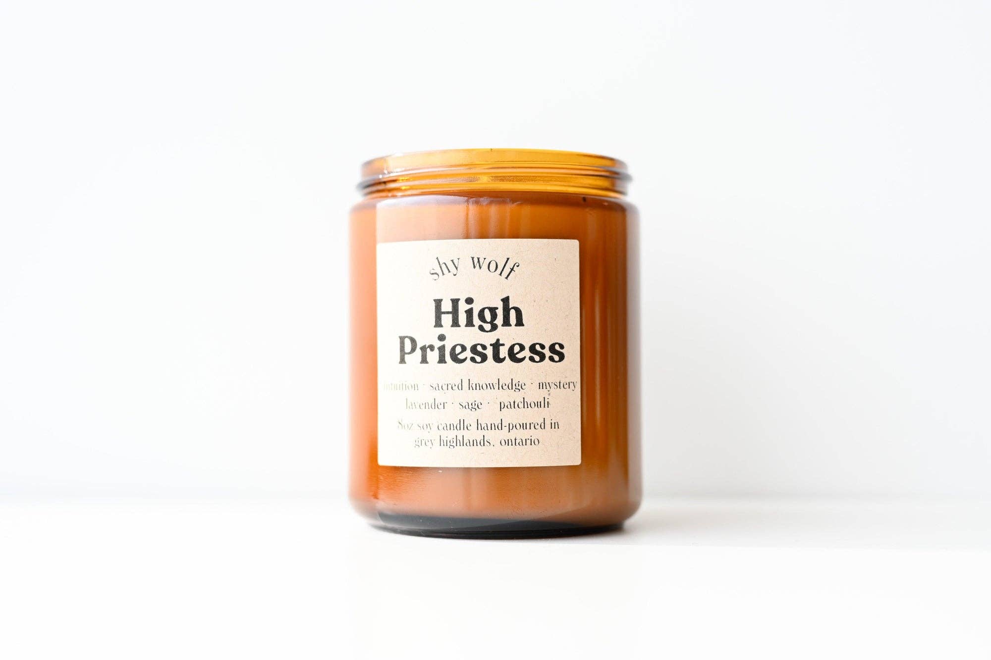 Tarot Cards Candle - High Priestess
