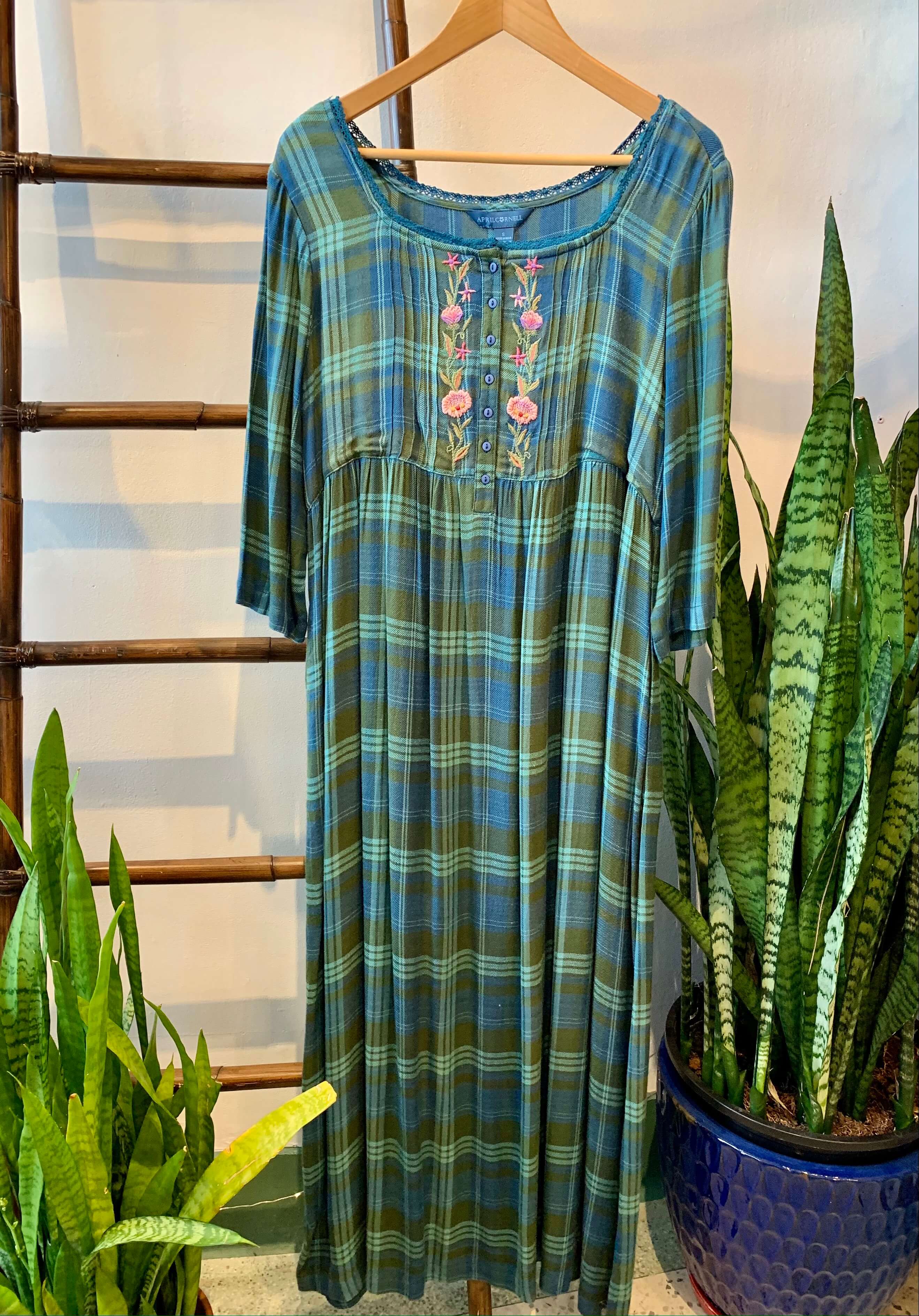 Pine Plaid Nighty