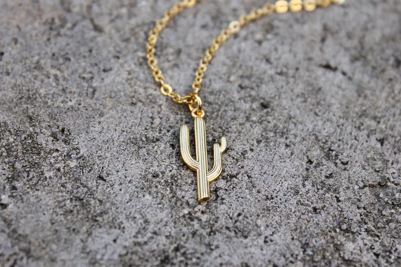 Saguaro Cactus Necklace