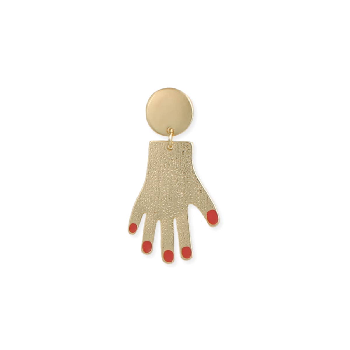 Talk to the Hand Post Earring