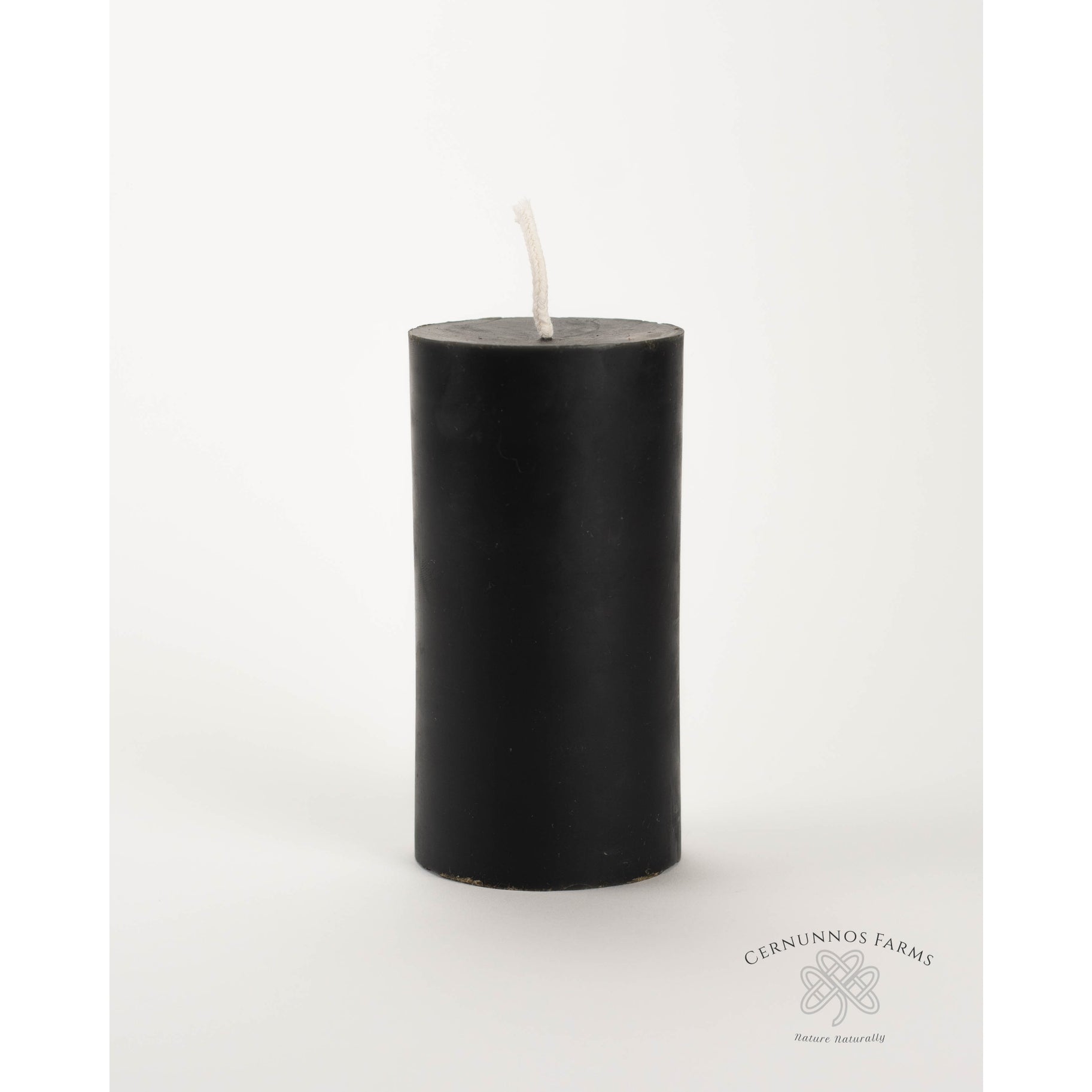 Beeswax pillar candle