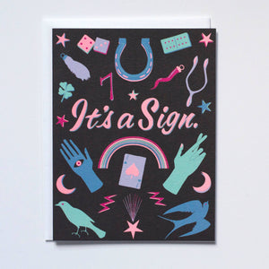 It's A Sign Note Card