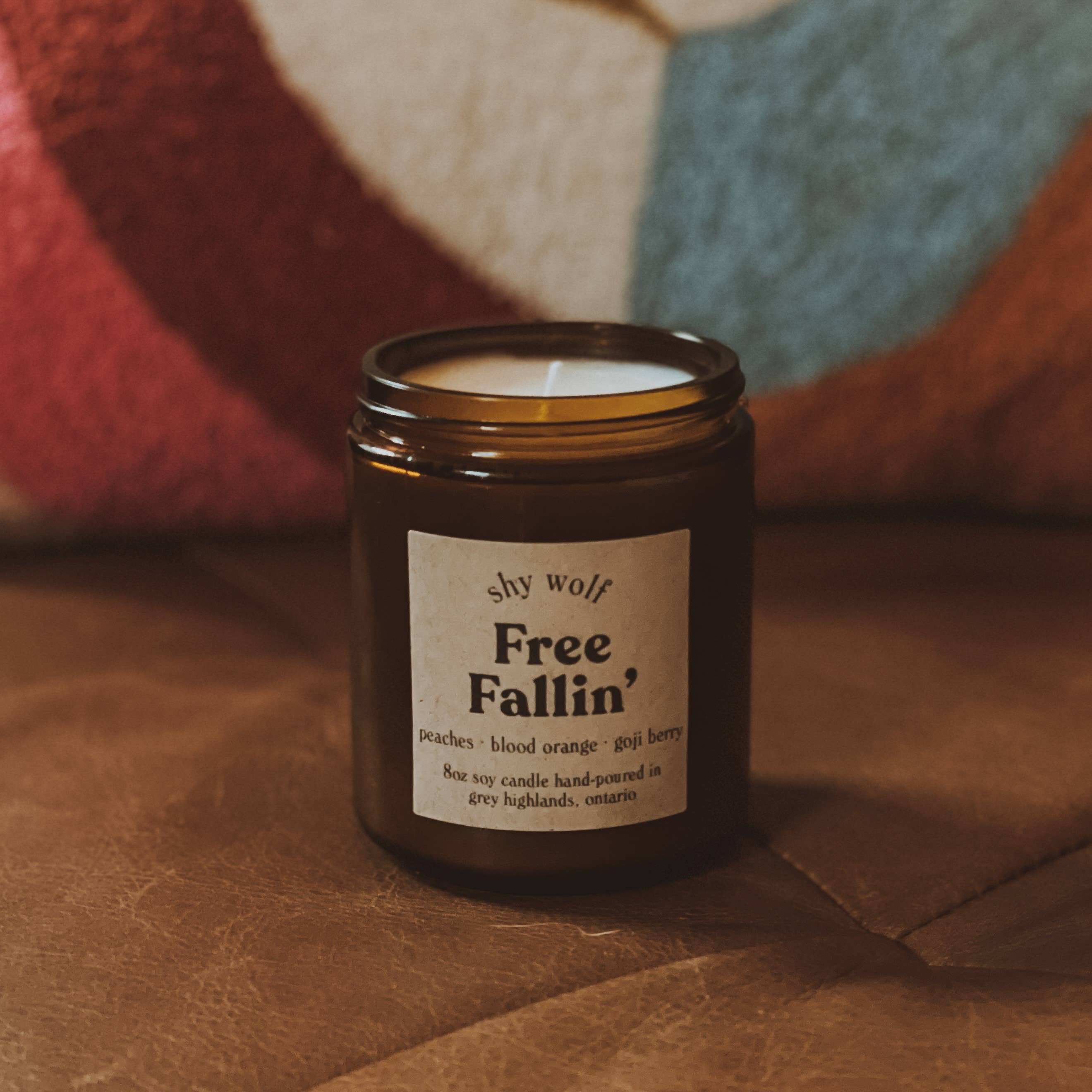 Free Fallin’ - Boho 70s Soy Candle - Peaches, Orange, Gogi