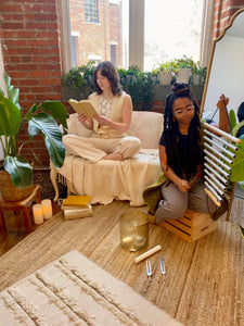 Fables and Frequencies: A Storytelling and Sound Bath Experience - with Trish & Bri - June 21st